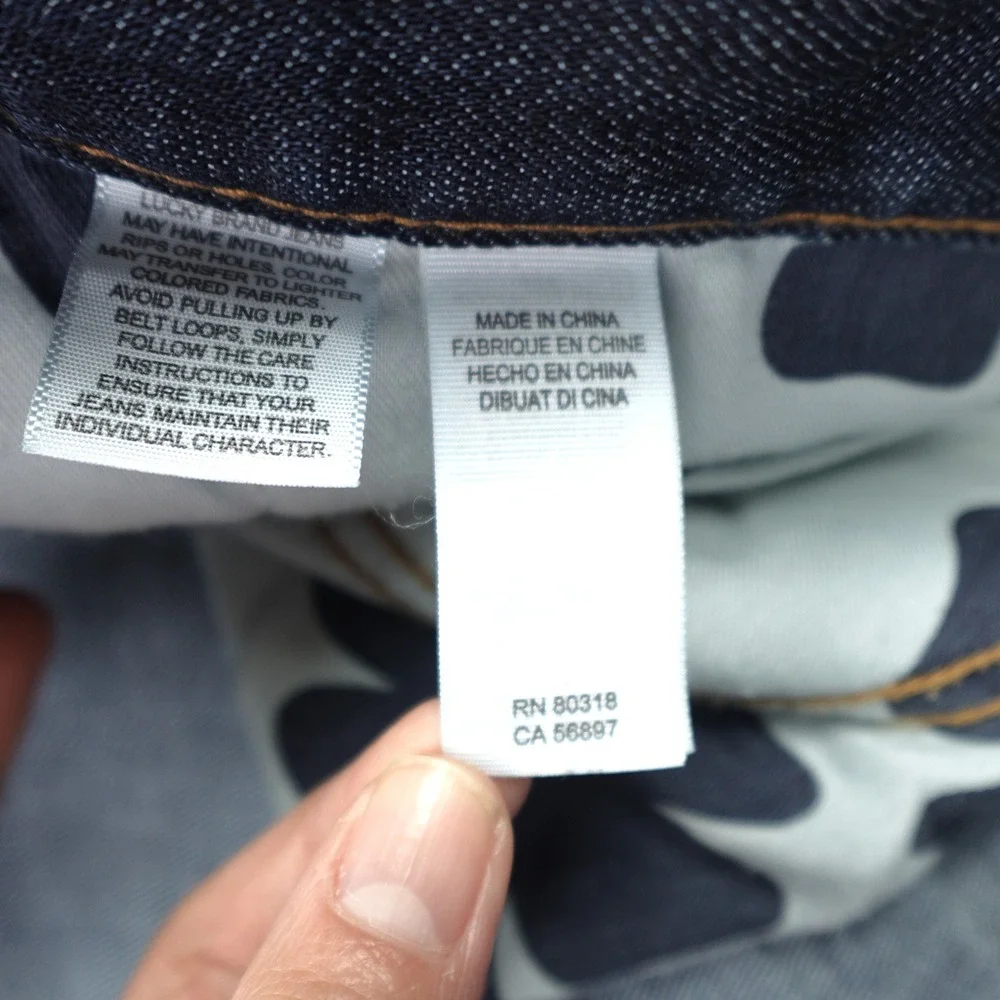 Lucky Brand Jeans Mens 40x32 Blue 221 Original Straight Dark Wash Denim‎